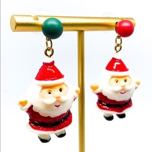Christmas Santa Holiday Earring